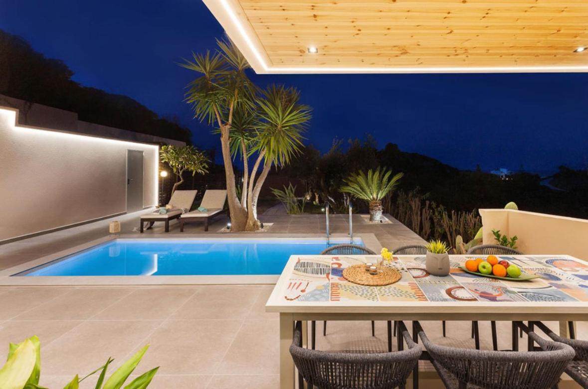 Olive Garden - Private Heated Pool Vacation Home Platanés Exteriér fotografie